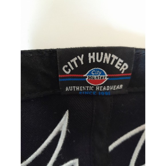 City Hunter Authentic Cap Men Detroit  Adjustable Black - Picture 8 of 10